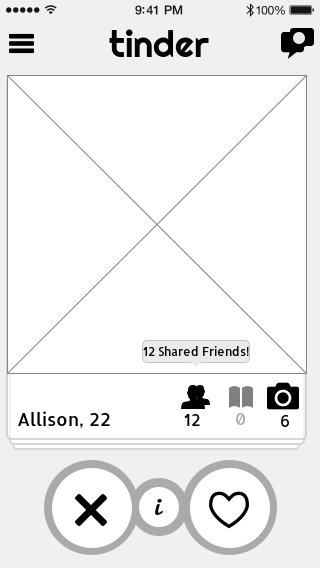 tinder profile template a practical look at using wireframes tinder profile template a practical look at using wireframes